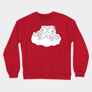 sleeping twin bears Crewneck Sweatshirt